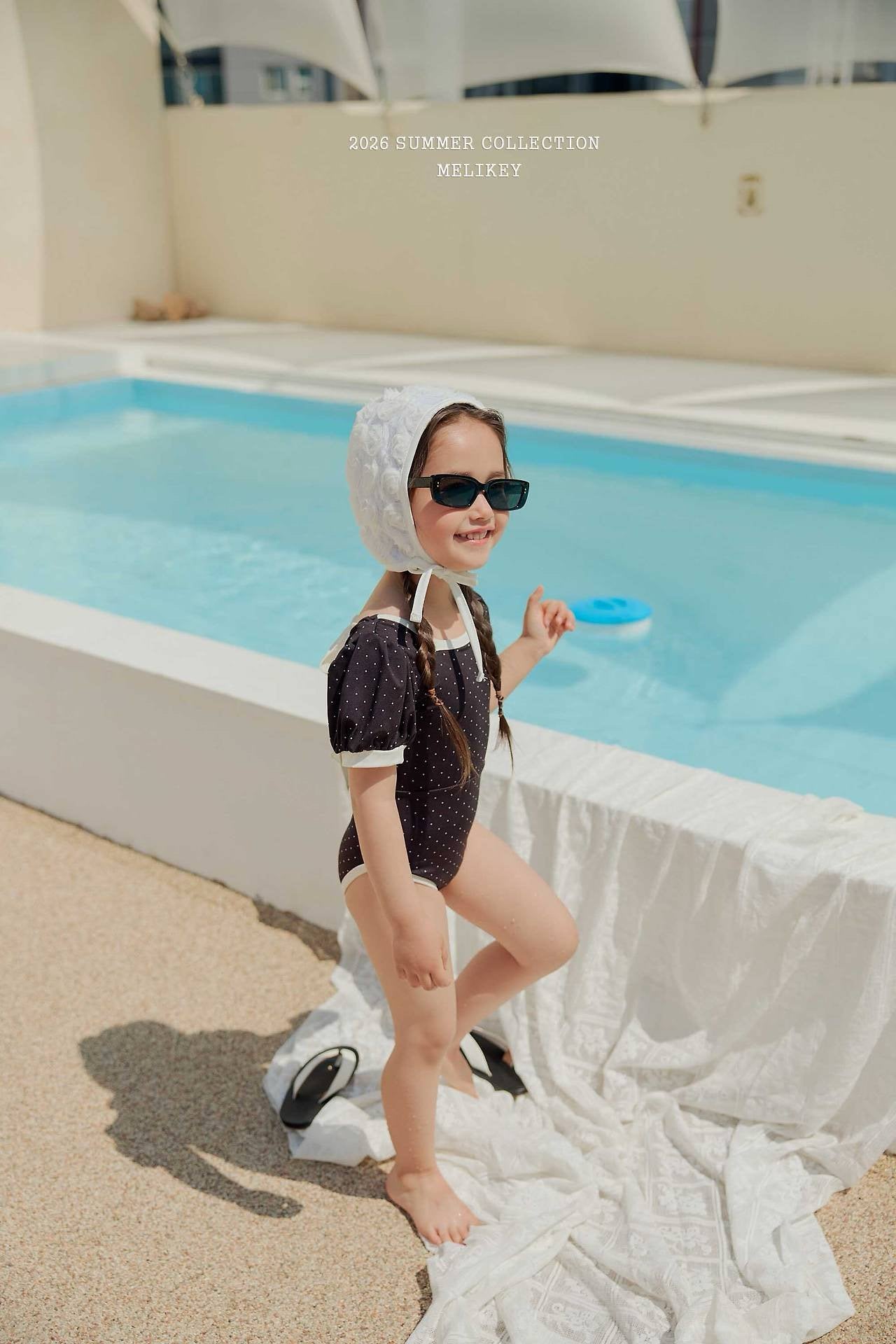 melikey mini dot swimsuit (85-135cm)