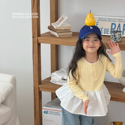 ninibello tulip layered tee (80-130cm)