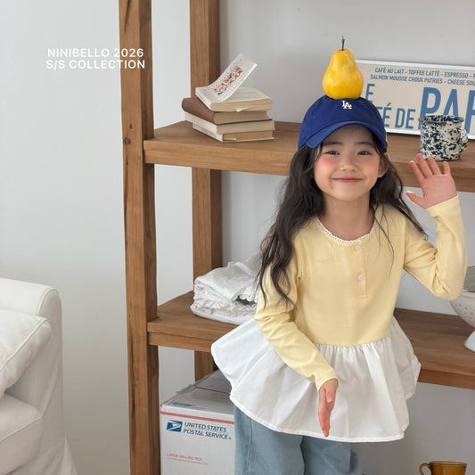 ninibello tulip layered tee (80-130cm)