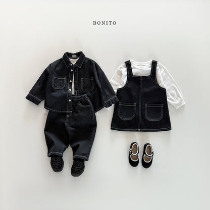 bonito stitch denim ops (~80-140cm)