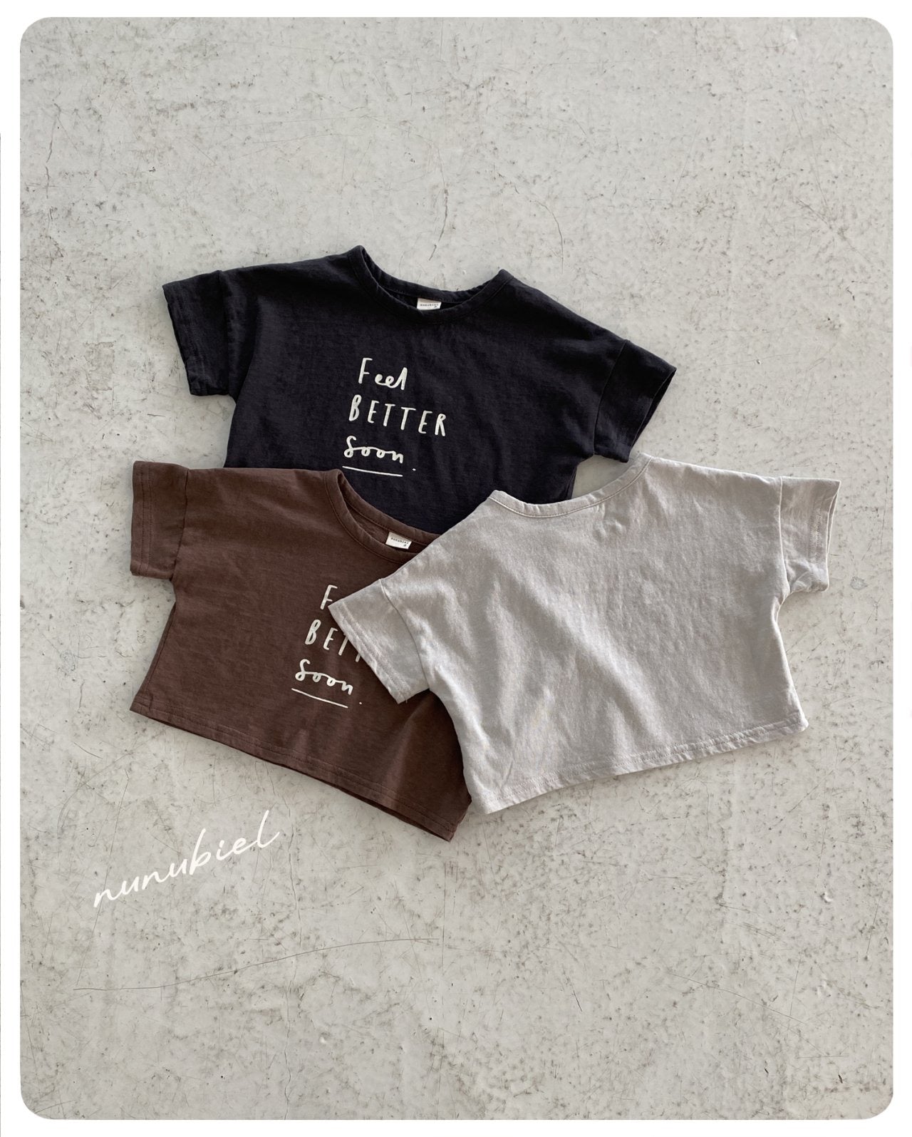 nunubiel bebe recycle t-shirts (3-18m)