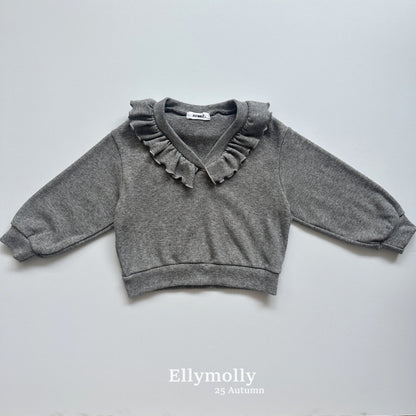 ELLYMOLLY natty frill v-neck (90-145)
