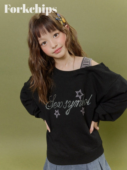 FORKCHIPS glitter shoulder mtm (95-160cm)