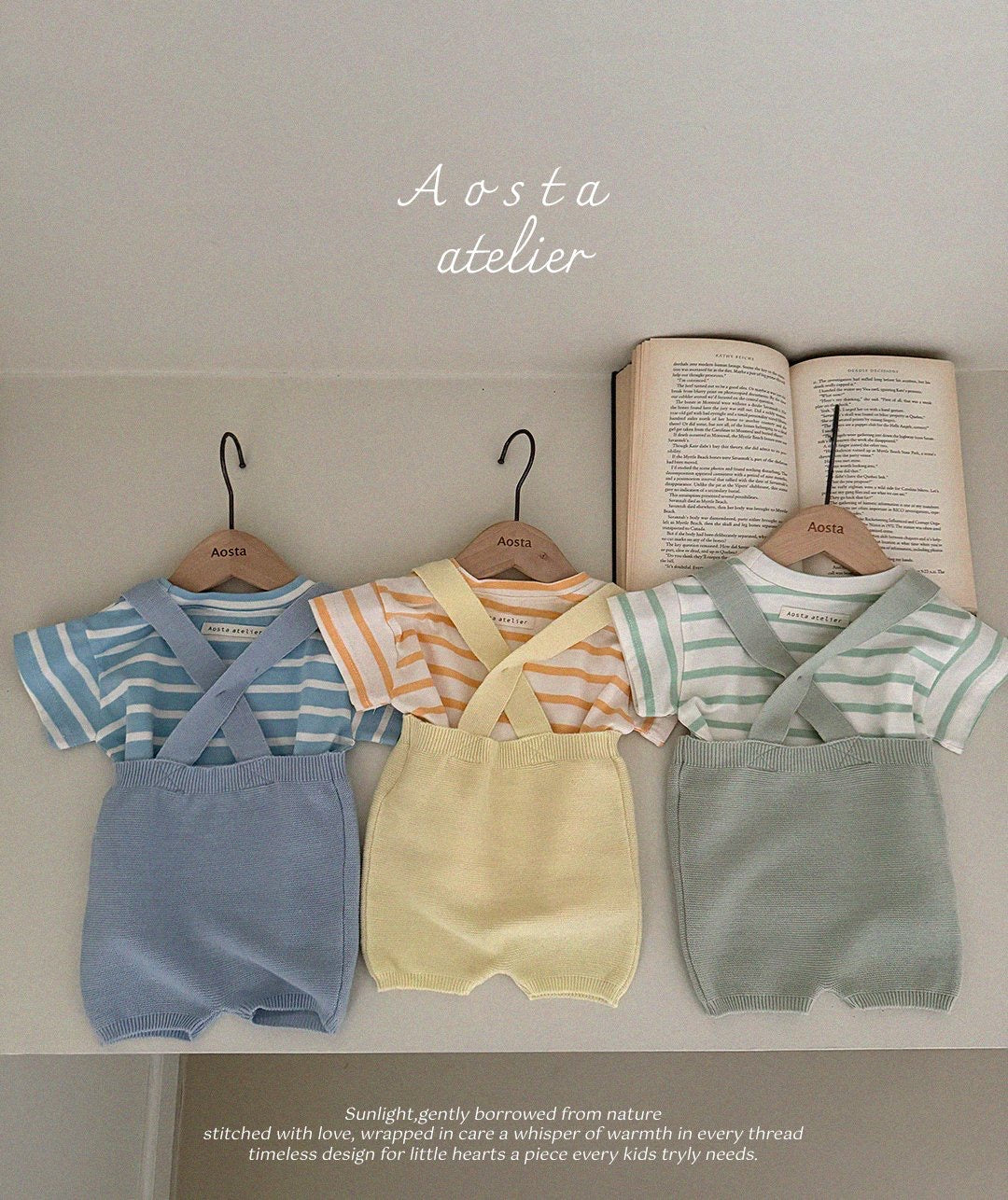 Aosta knit overalls