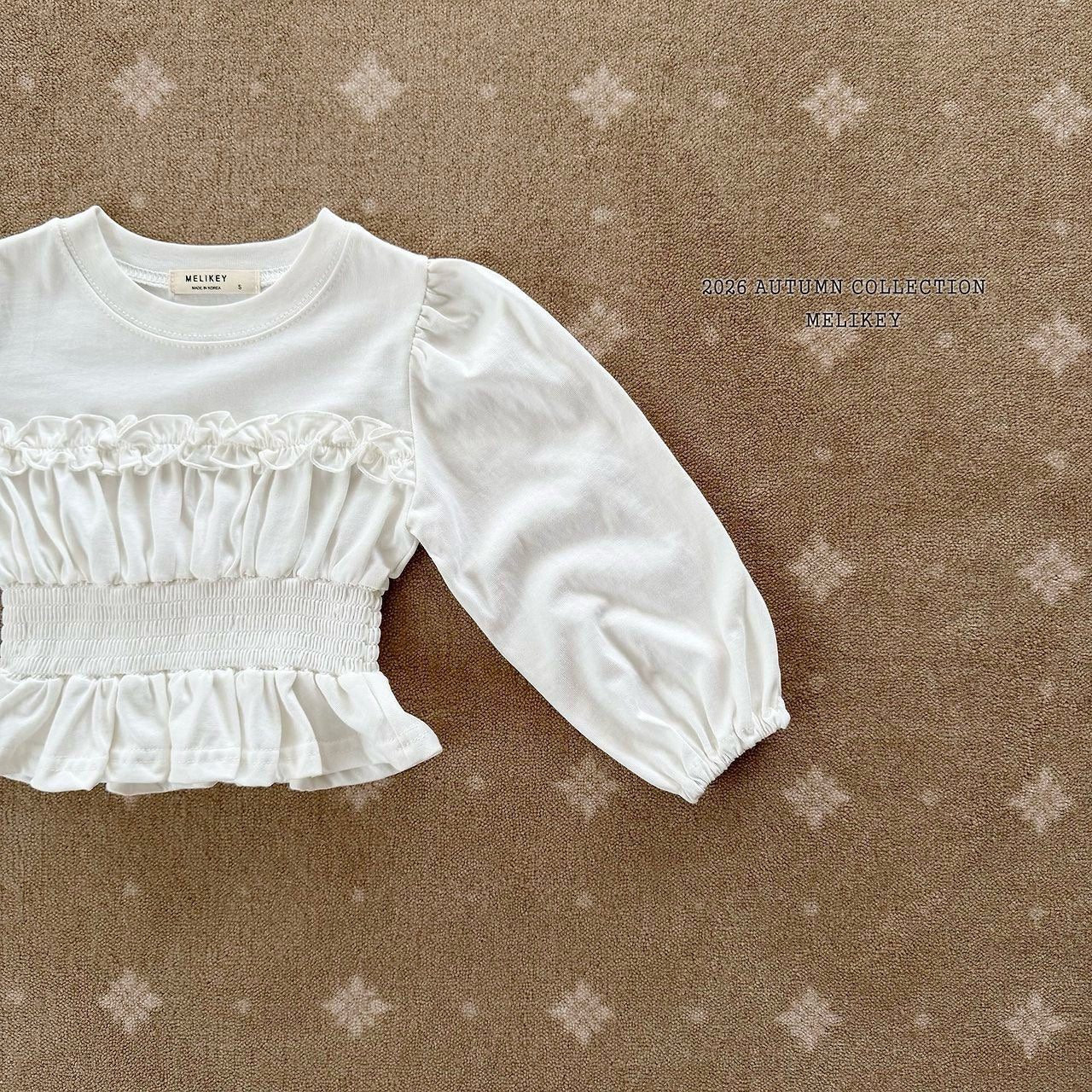 melikey smoke frill t (~80-140cm)