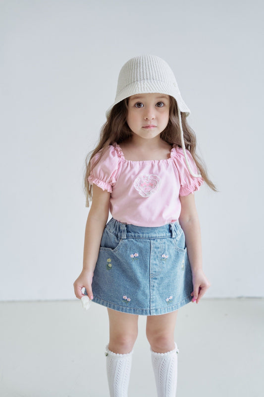 momoann flora skirt pants (90-140cm)