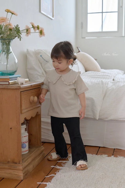 Bebenine Frill Round Collar Tee (65-110cm)