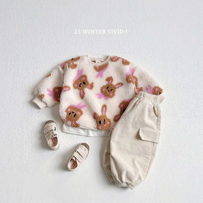 Vivid 燈芯絨翻蓋口袋縮口褲 (75-135cm)