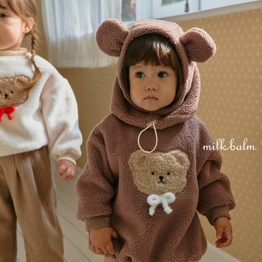 milkbalm bear embroidery suit (3-18m)