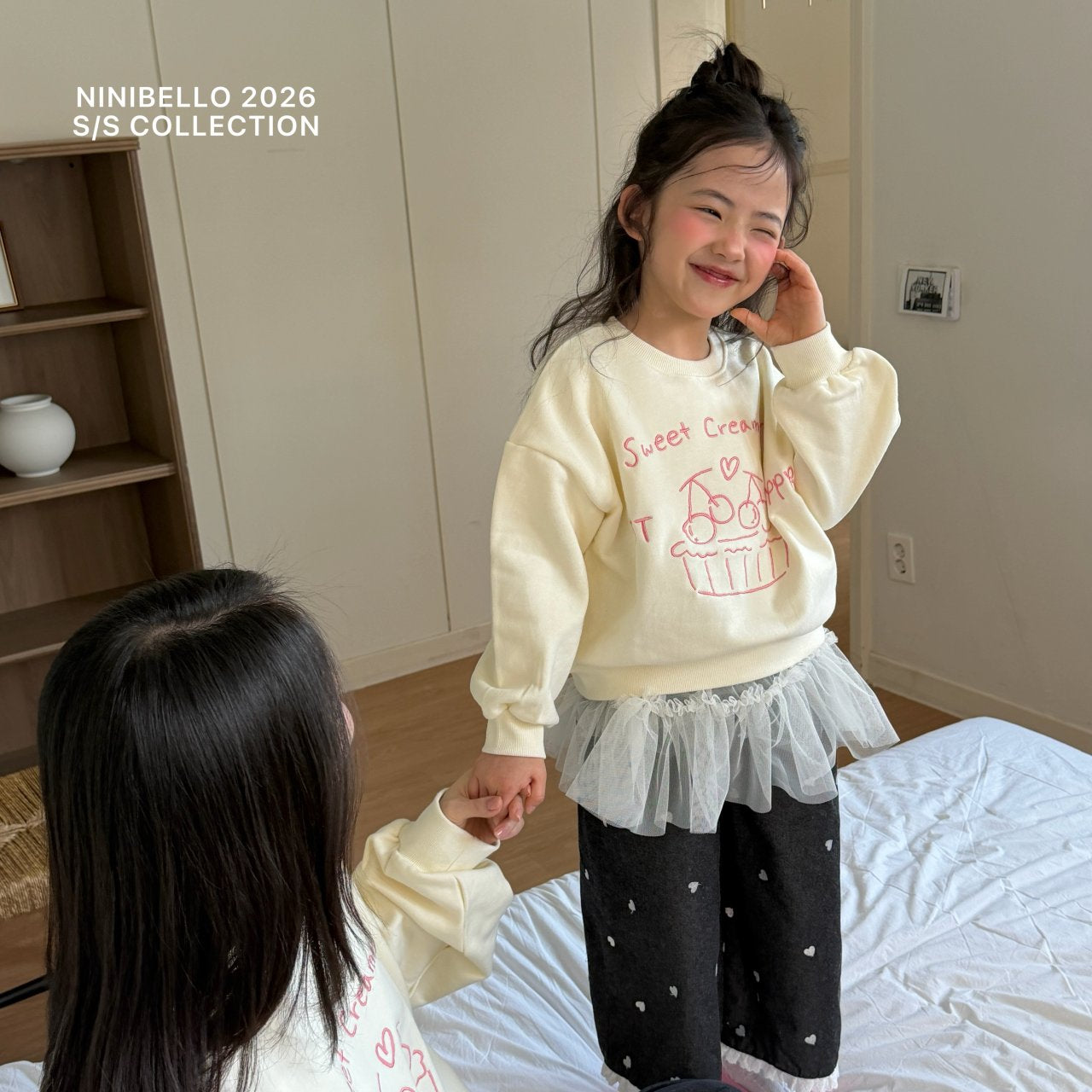 ninibello heart cookie denim pants (80-130cm)