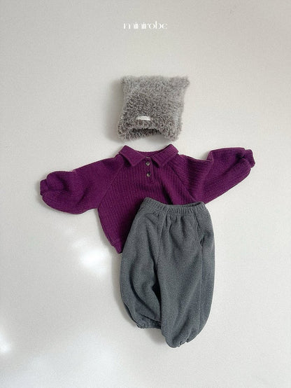 minirobe teddy jogger pants (75-110cm)