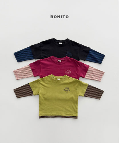 bonito short sleeve layered tee (~80-140cm)