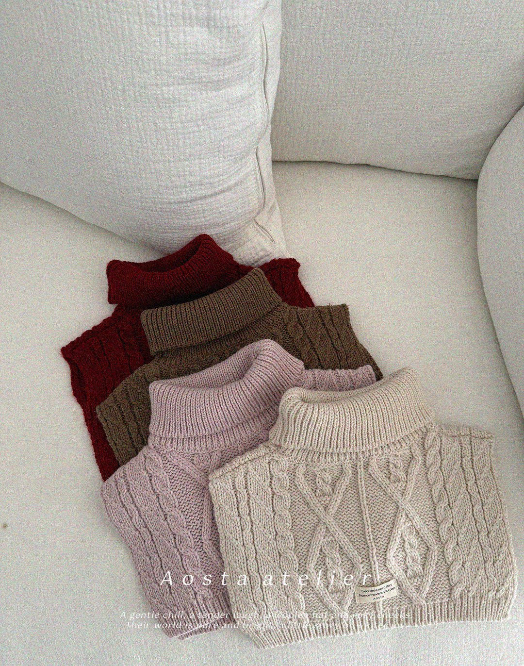 Aosta knit neck warmer