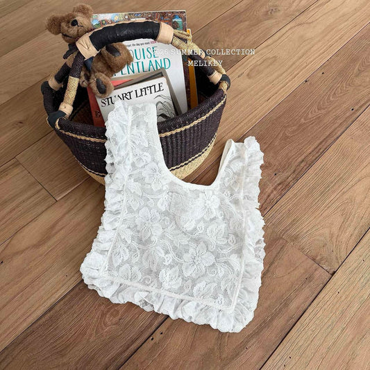 melikey lace frill bag