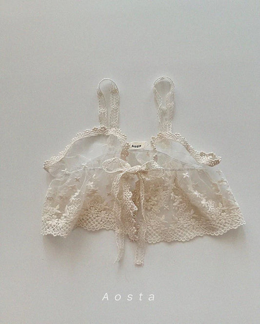 Aosta lace open bustier