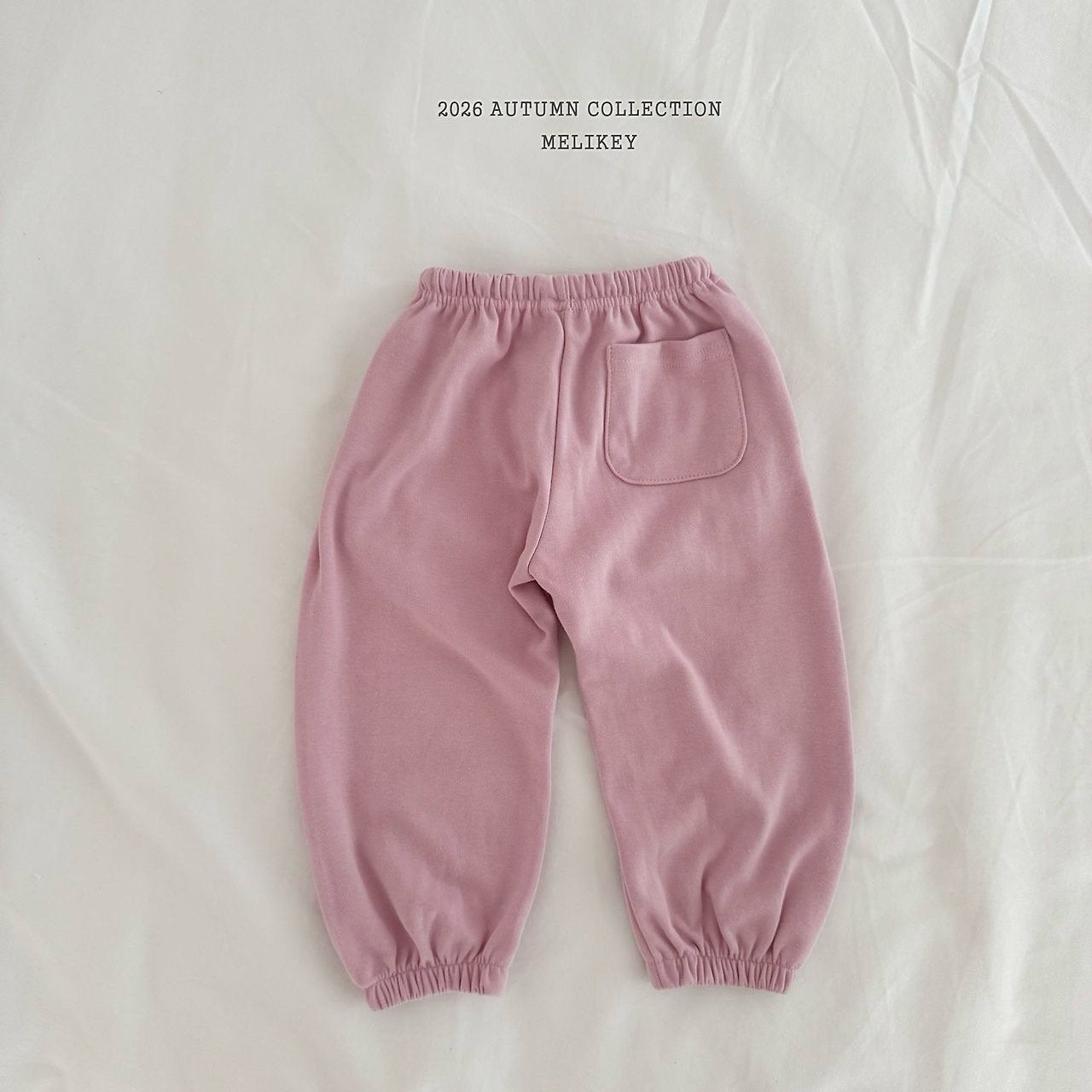 melikey button jogger pants (~80-140cm)