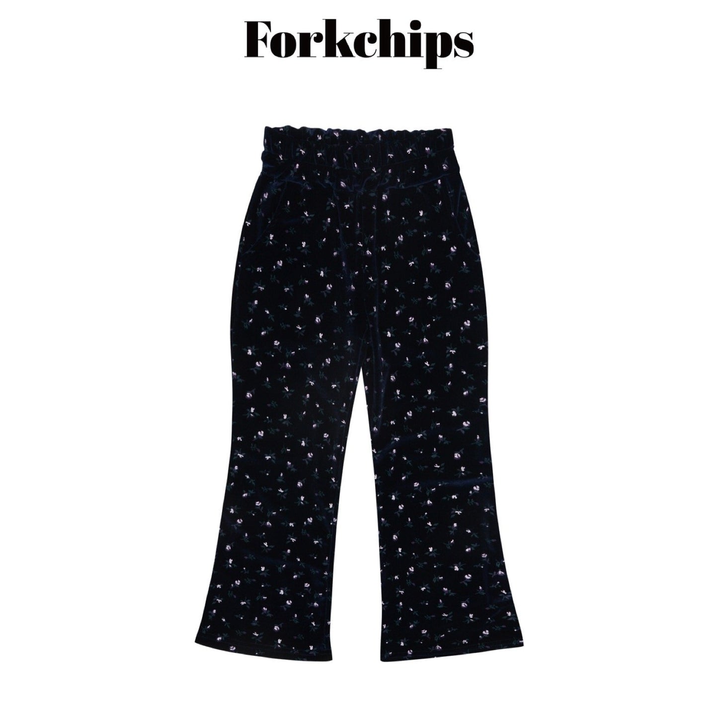FORKCHIPS bloom velvet pants (95-160cm)