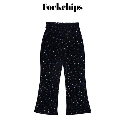 FORKCHIPS bloom velvet pants (95-160cm)
