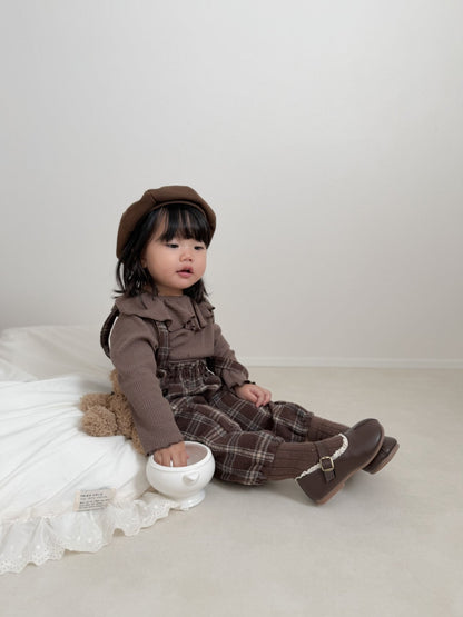 mimi market cream collar tee (70-85cm)