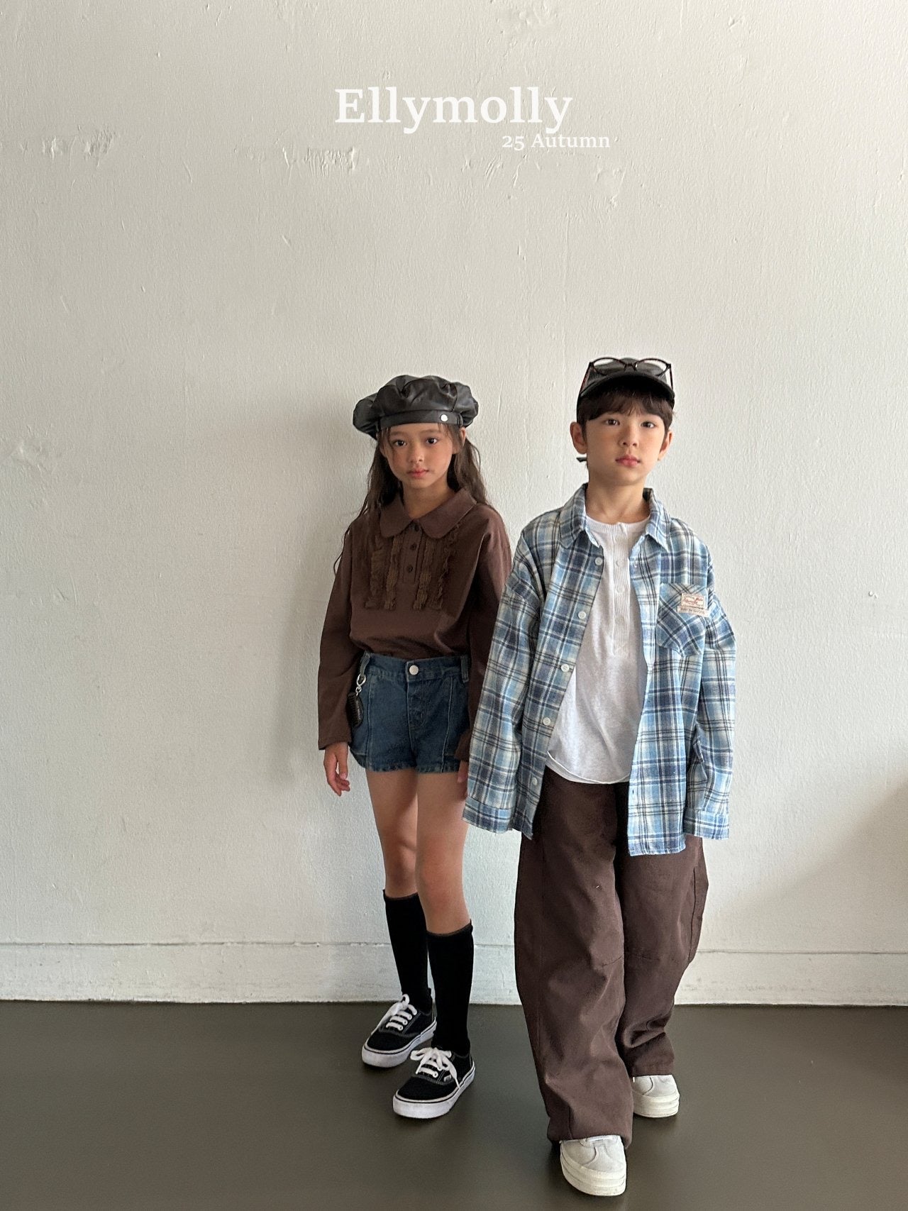 ELLYMOLLY wide dart pants (90-160cm)
