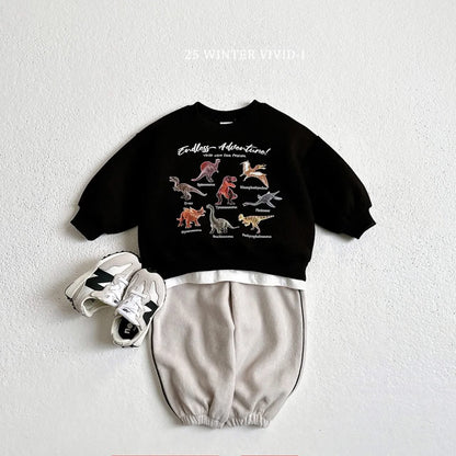 Vivid 撞色線縮口褲 (75-135cm)