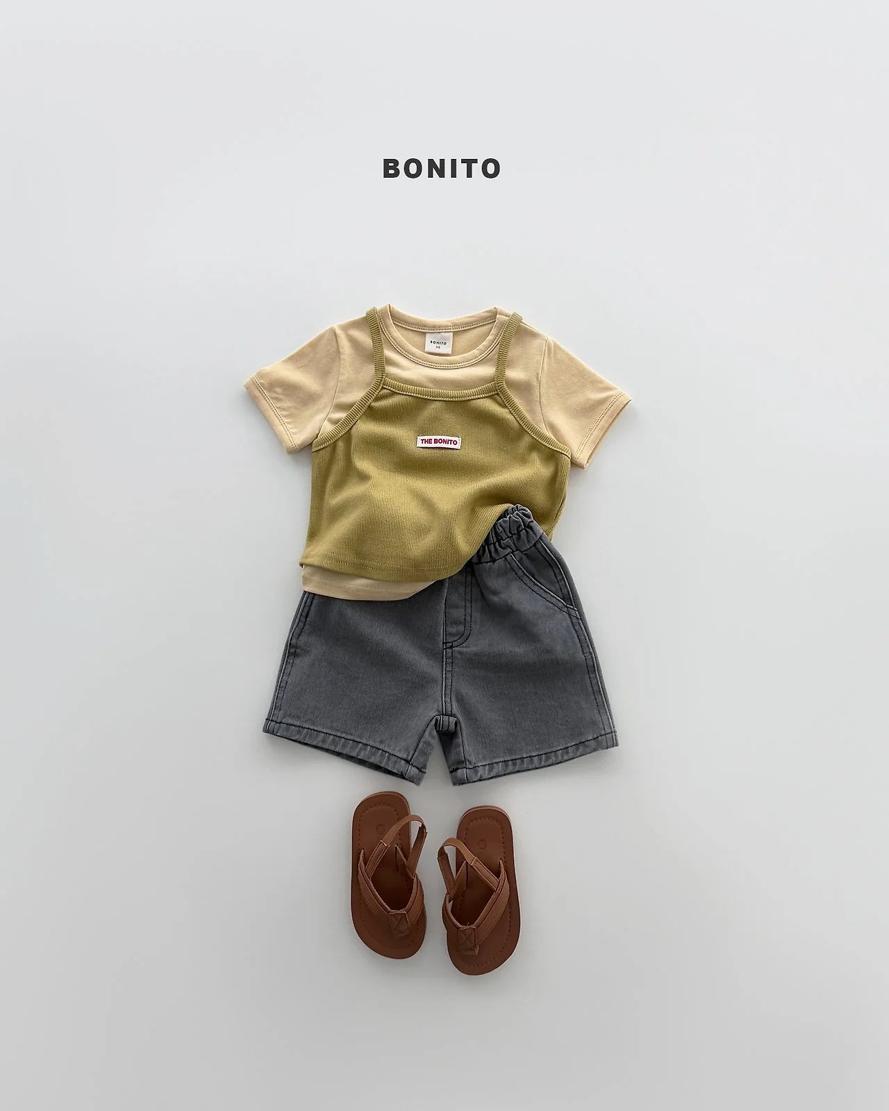 Bonito ribbed layer sleeveless (~80-140cm)