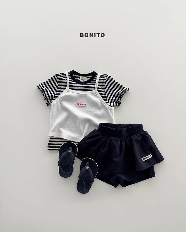 Bonito bloom eyelet tee (~80-140cm)
