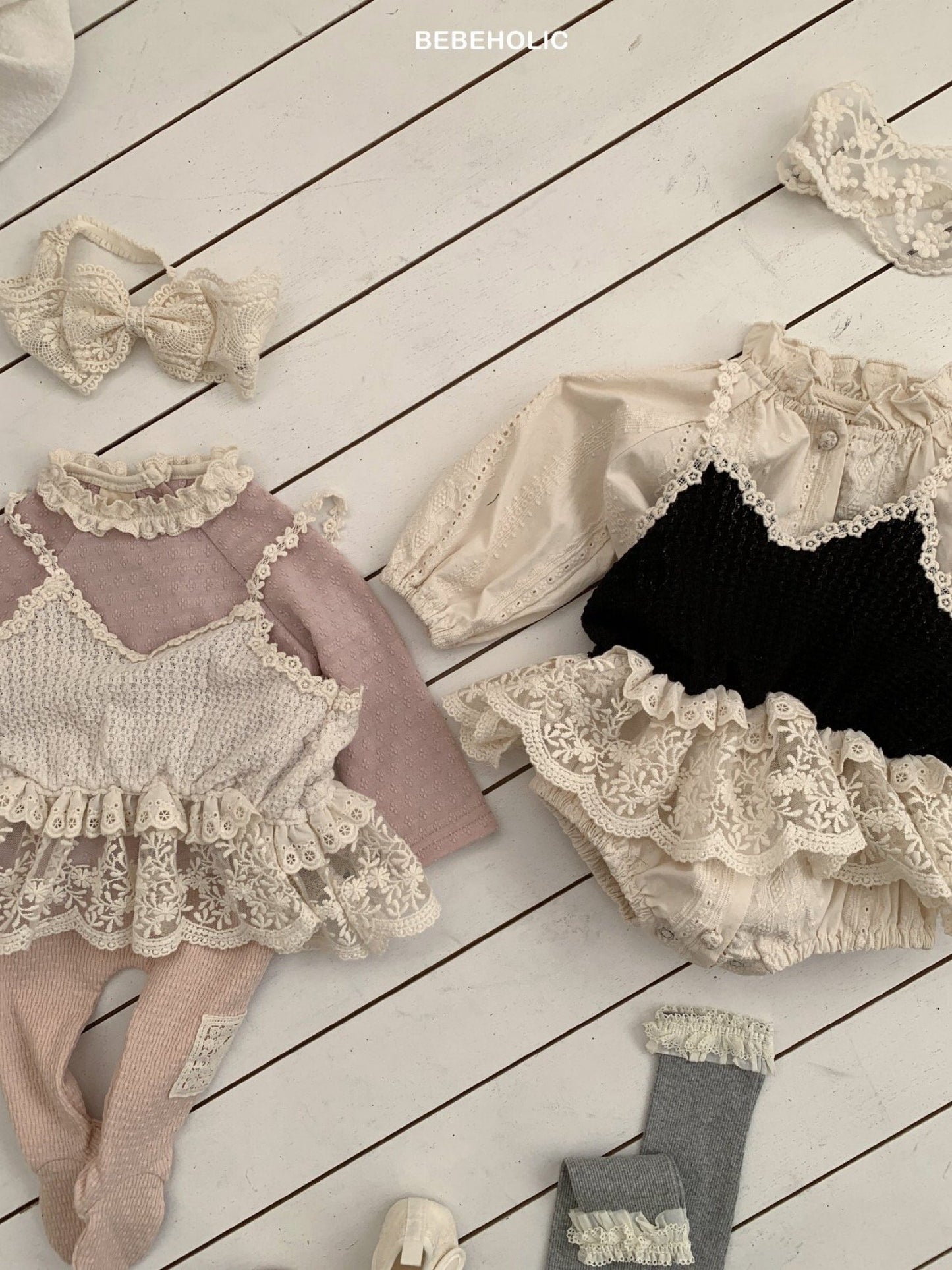 bebeholic pom pom bustier