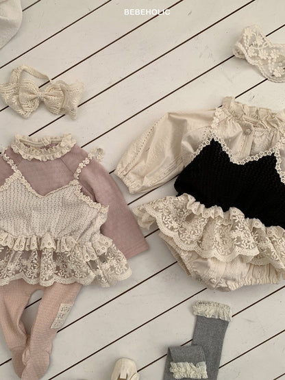 bebeholic pom pom bustier