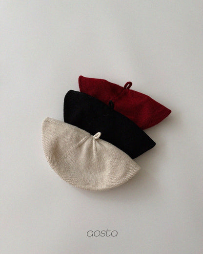 Aosta knit beret