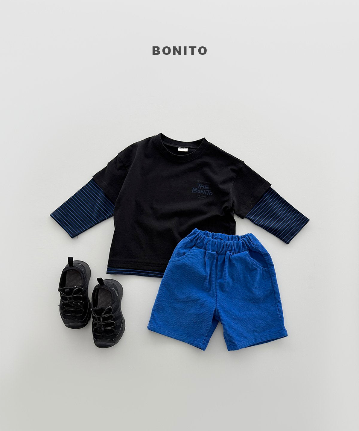 bonito short sleeve layered tee (~80-140cm)