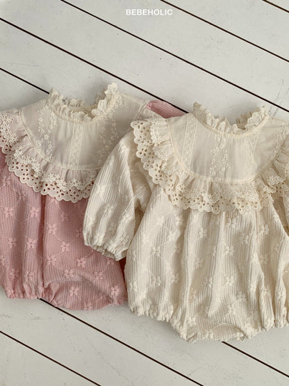 bebeholic bria lace suit (3-18m)