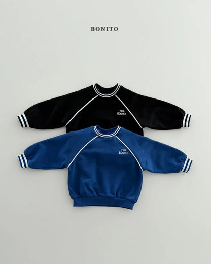 Bonito Stripe Raglan Sweatshirt (~80-140cm)