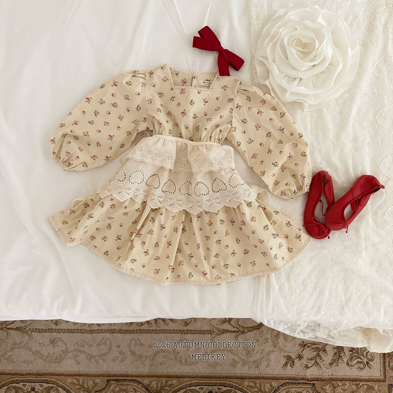 melikey vintage flower ops (~80-140cm)