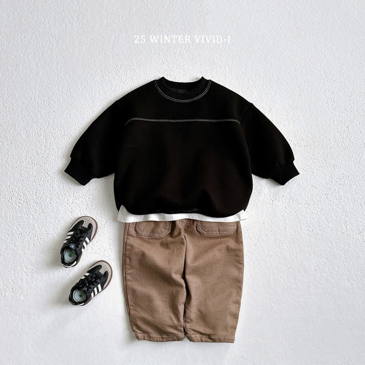 Vivid always look車縫上衣 (75-135cm)