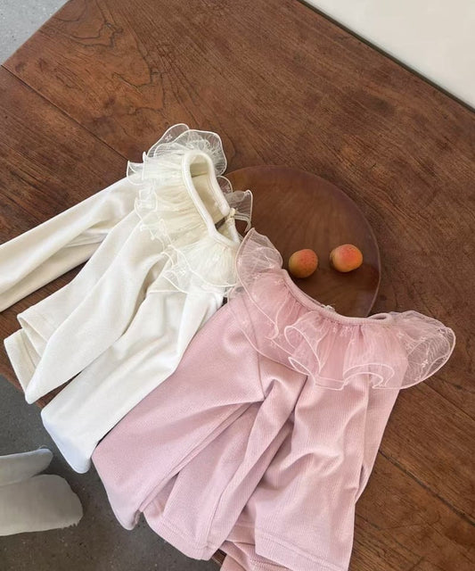 aiai peach frill t (85-135cm)