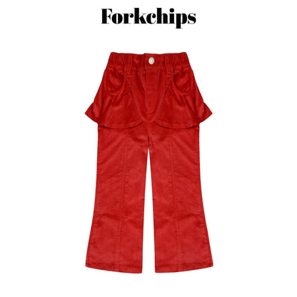 FORKCHIPS muffin flare pants (95-160cm)