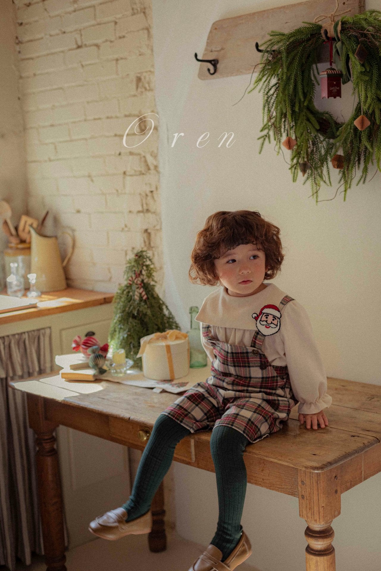 OREN noelia check overall (75-100cm)