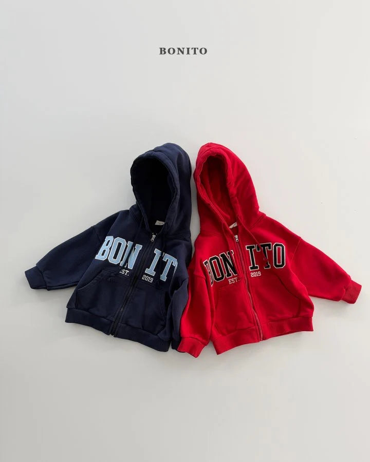 Bonito Half & Half Bonito Hood Zip-Up (bebe & kids & adult )