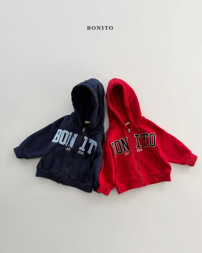 Bonito Half & Half Bonito Hood Zip-Up (bebe & kids & adult )