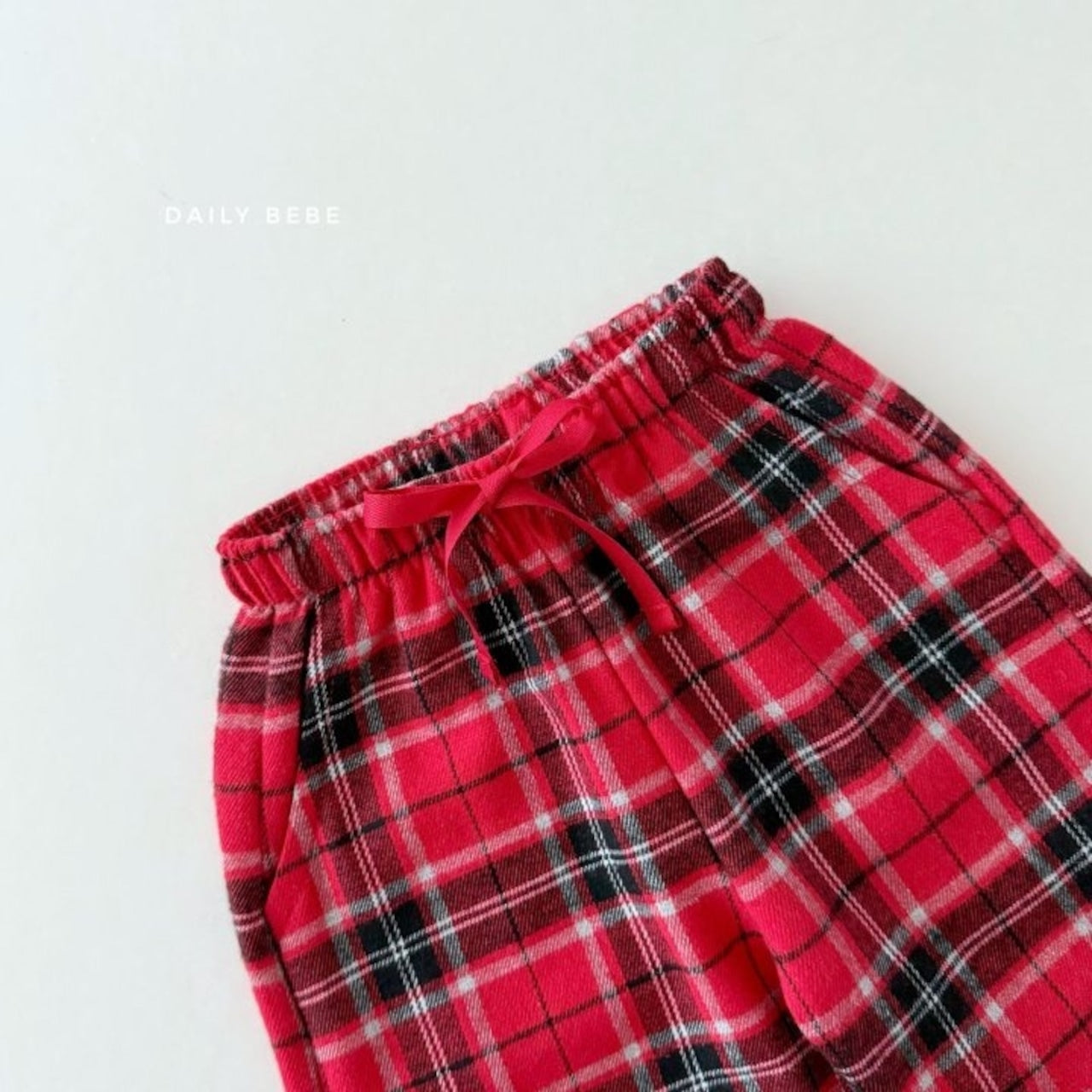 Dailybebe merry check pants (75-140cm)
