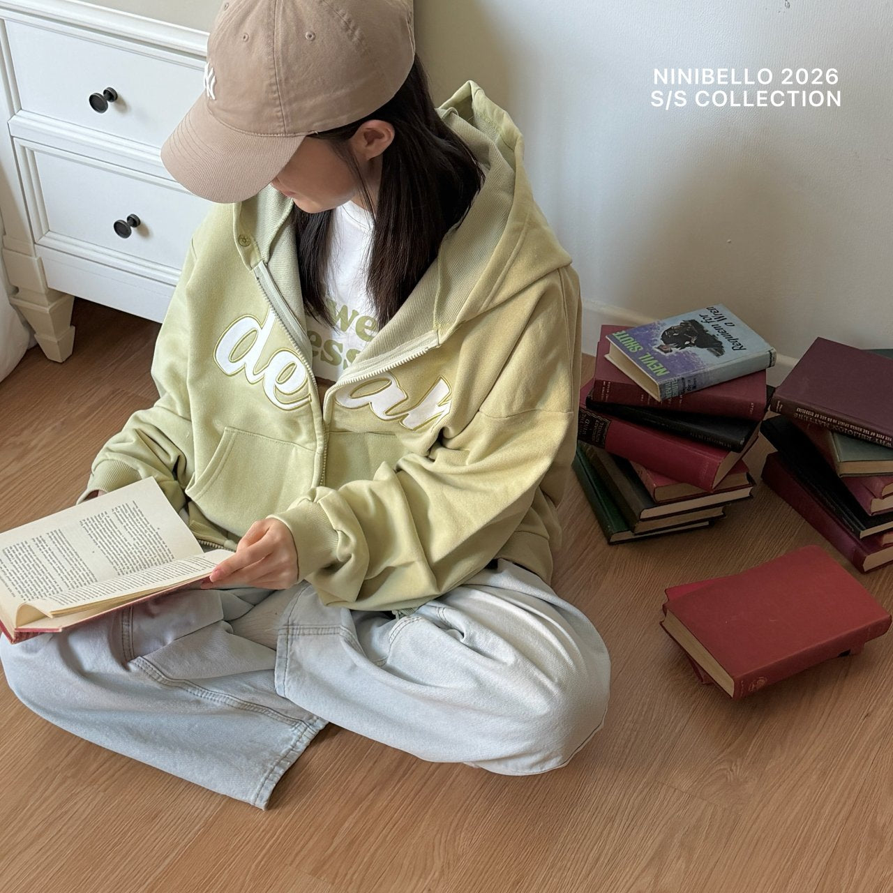 ninibello deer hood zip-up(adult)