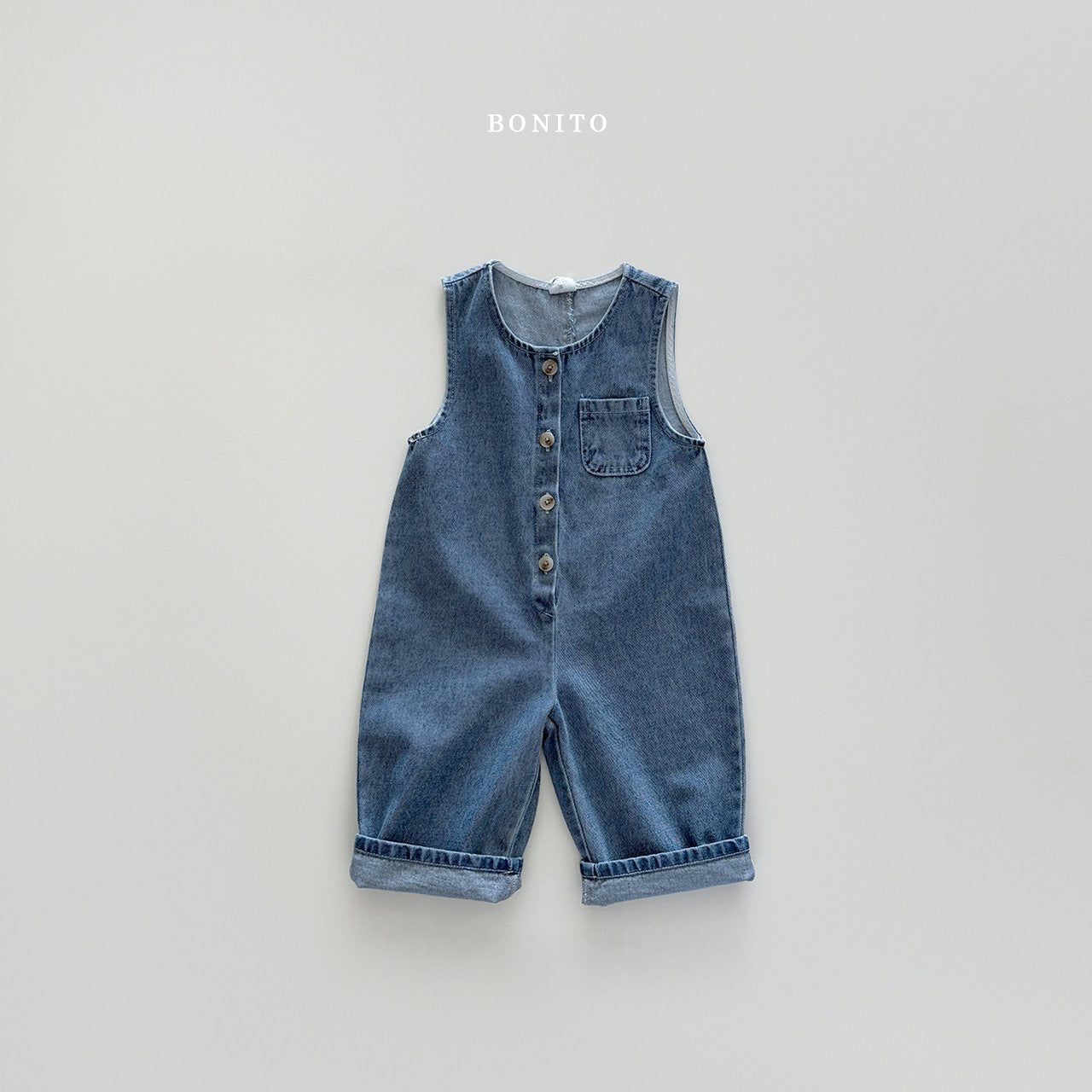 bonito denim overalls (~80-140cm)