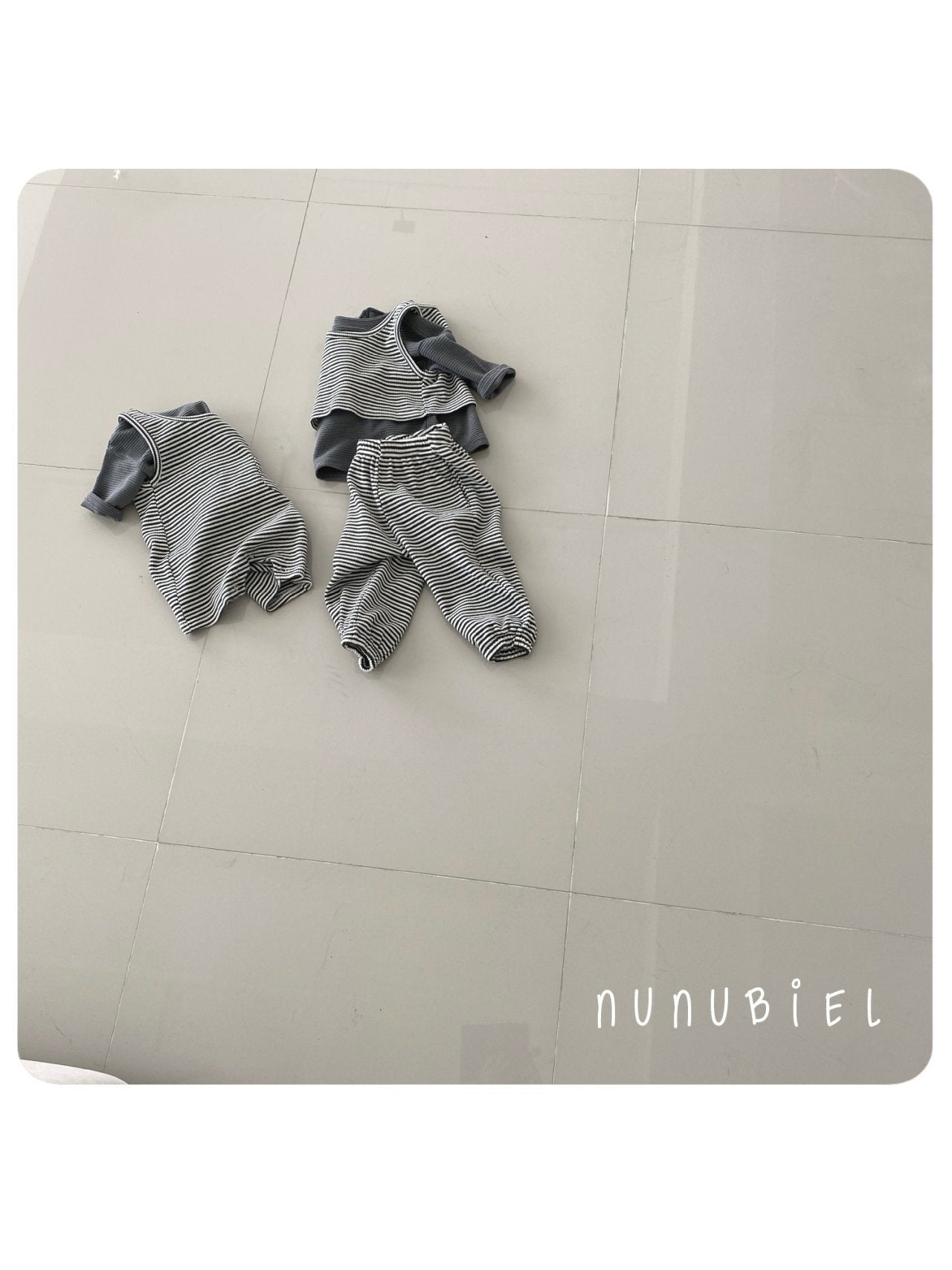 nunubiel bebe waffle t-shirt (3-18m)