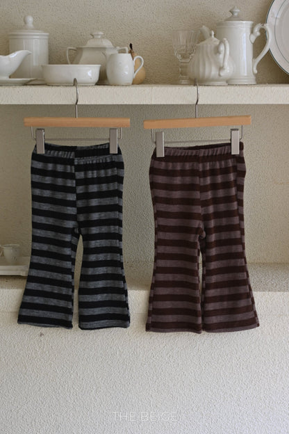 the beige border bell pants (80-120cm)