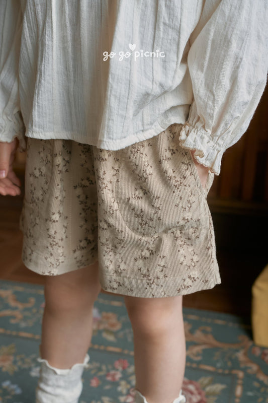 go go picnic ivy corduroy shorts (70-120cm)