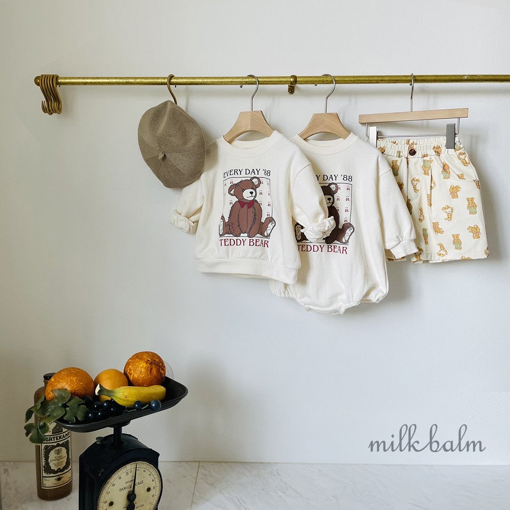 milkbalm teddy bear suit (3-18m)