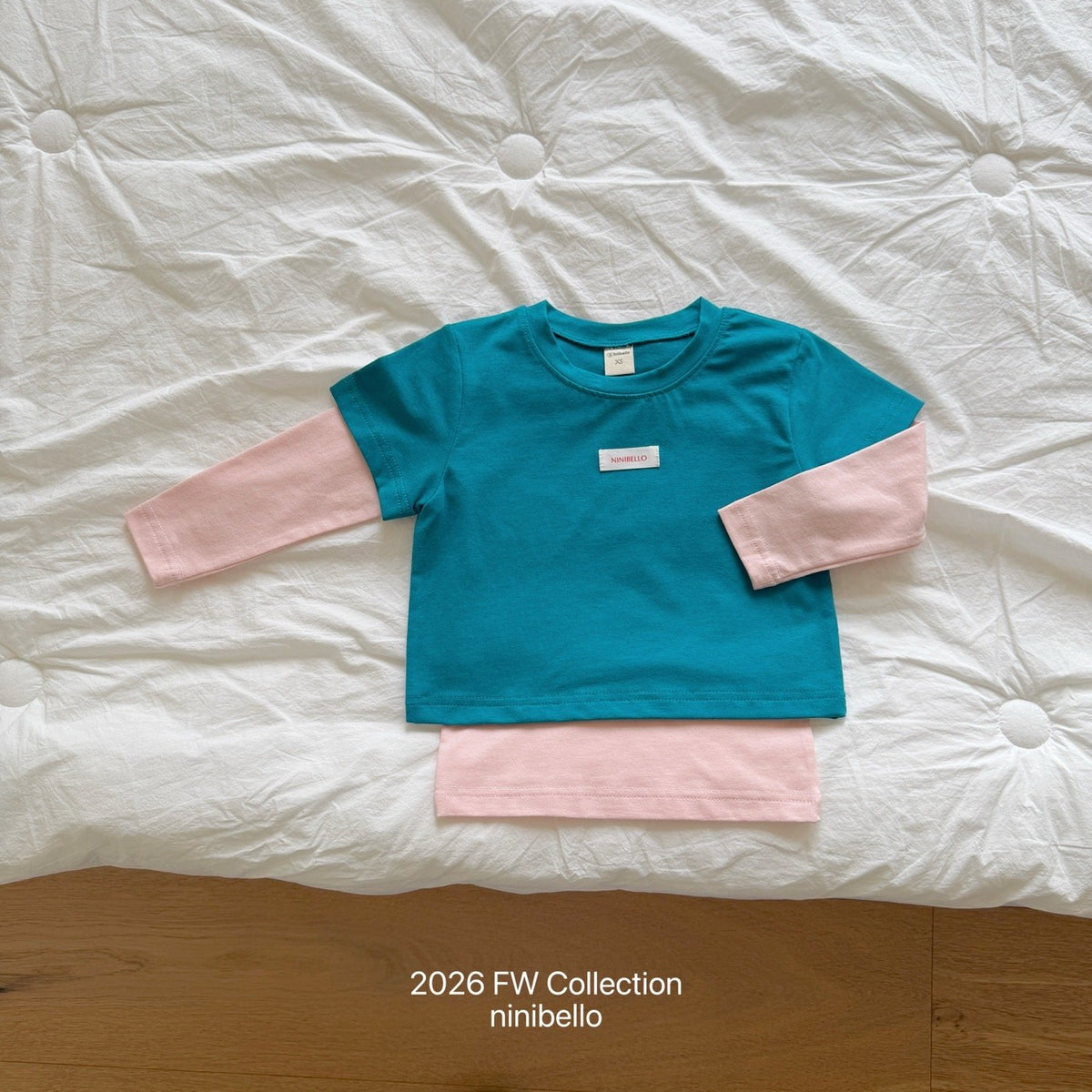 ninibello layered short sleeve set (80-130cm)