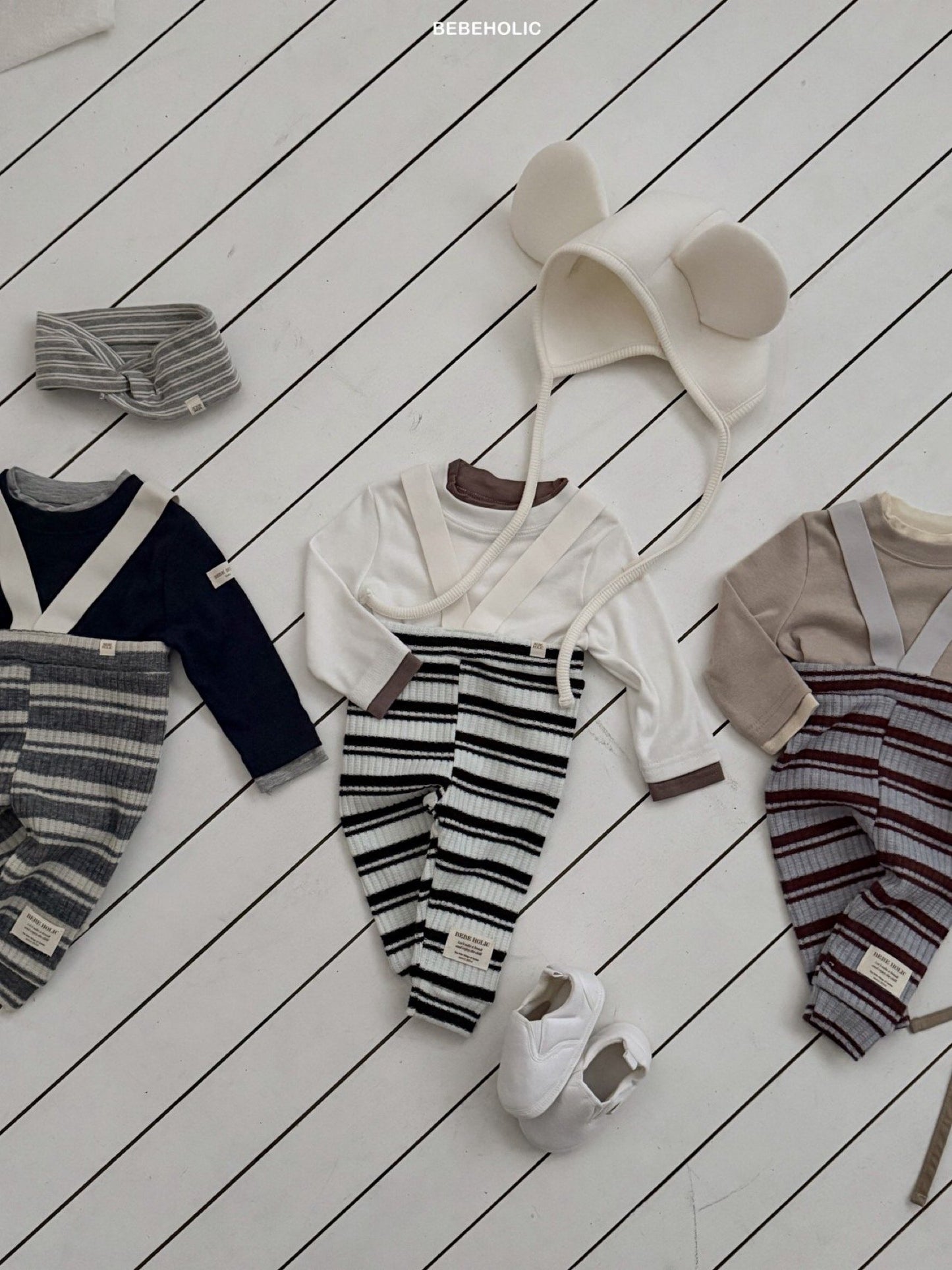 bebeholic della stripe leggings (3-18m)