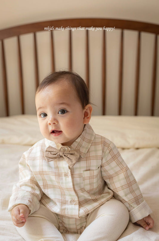 mkids vest tie suit (3-18m)